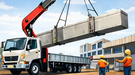 Heavy Building Component Lifting